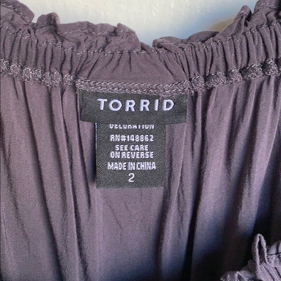 Peasant style top. Can be worn off shoulders - Picture 4 of 4